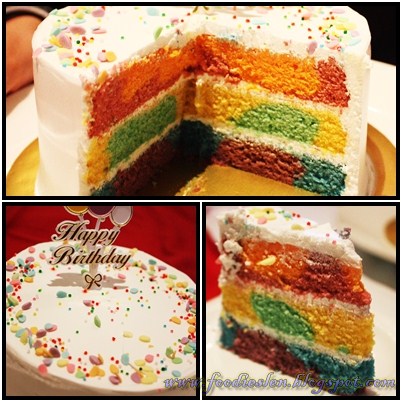 Rainbow Birthday Cake on Through A Foodie S Lens