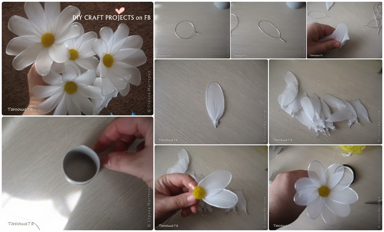 How to Make Daisy FLower DIY Craft Projects