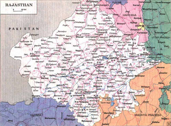 Haryana Rajasthan Border Map Rajasthan | Rajasthan Map | Rajasthan Tourism: Rajasthan | Rajasthan Map |  Rajasthan Tourism