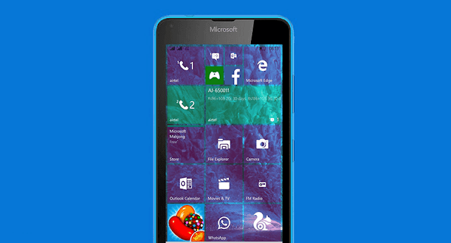 Lumia 640 running windows 10 mobile