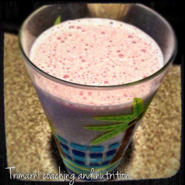 Trimarni Coaching and Nutrition Watermelon ginger smoothie
