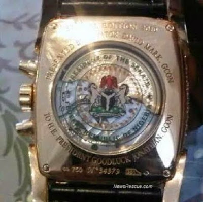 See the $200k solid gold customized watch David Mark allegedly gave Jonathan [photo]