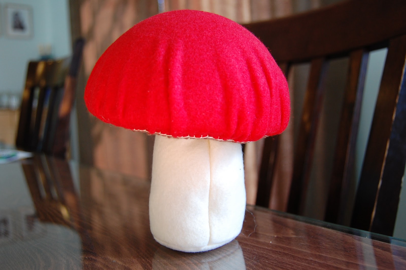 "C" is for Crafty Felt Mushroom Tutorial