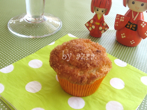 by azra tarçın ve şeker kaplamalı elmalı muffin…