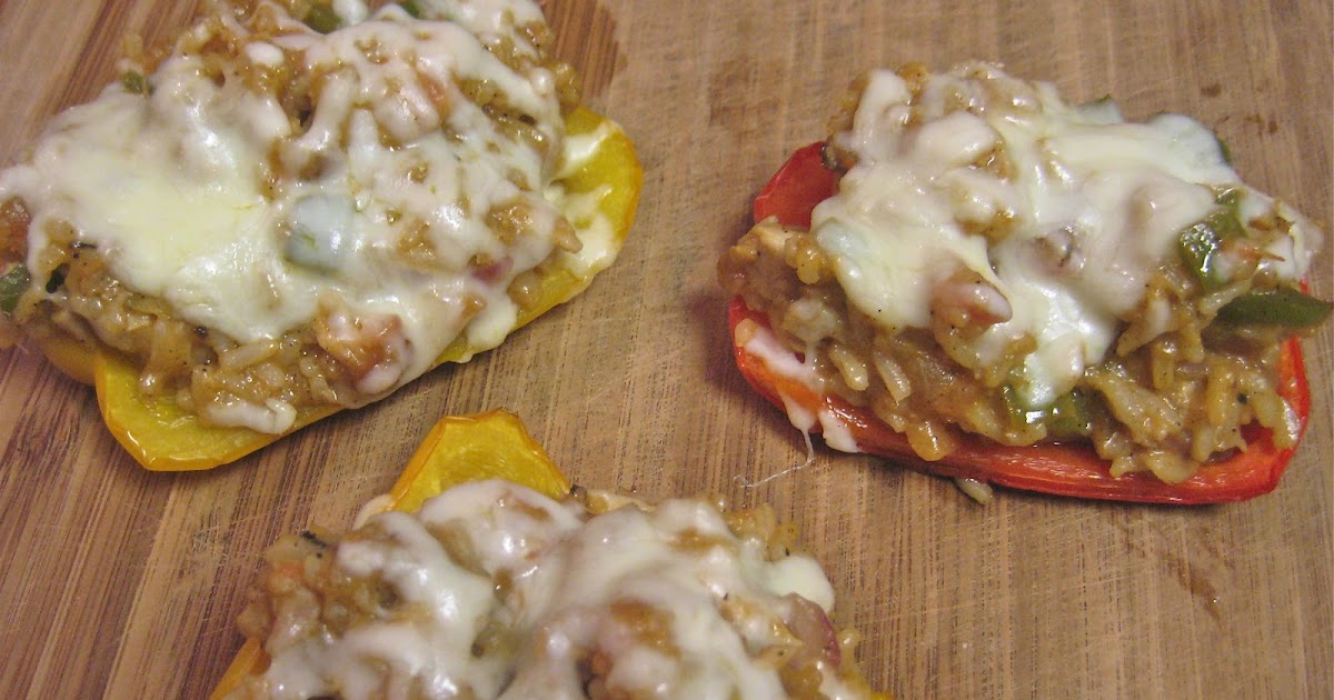 Our McWonderful Life Stuffed Pepper Boats