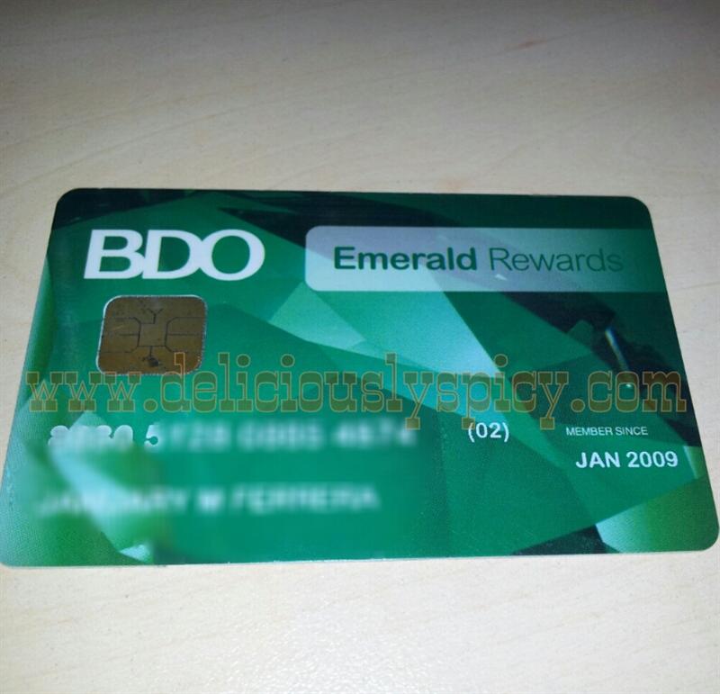 How To Use Bdo Emerald Rewards Card