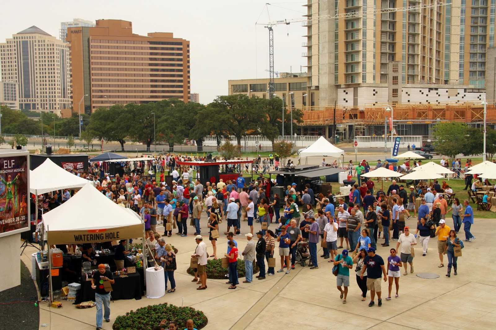 A view of the lower level of TMBBQ Fest 2014