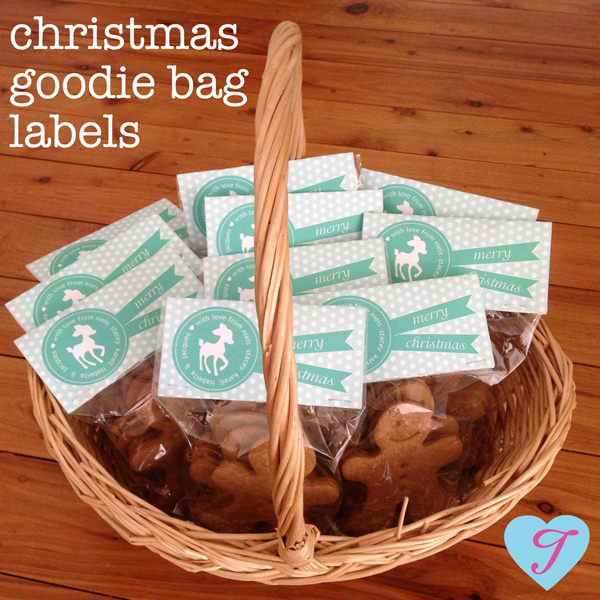 Thermolina Christmas Goodie Bag Labels