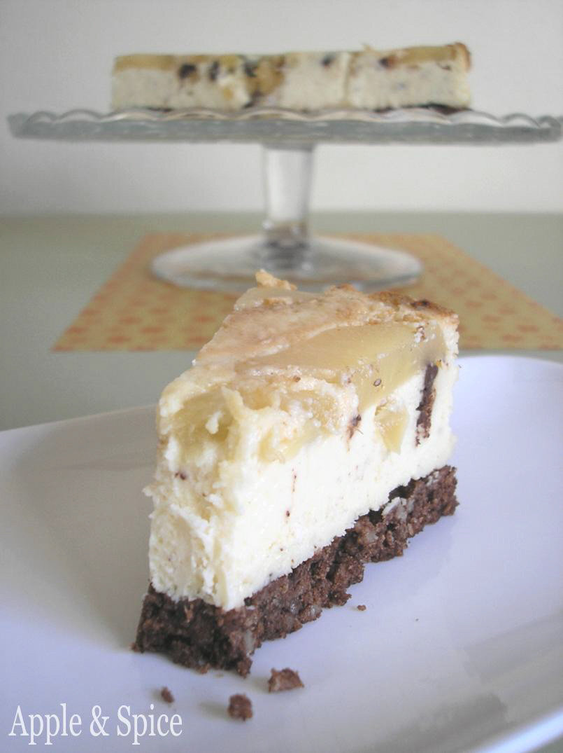 Apple & Spice UpsideDown Pear, Chocolate & Ginger Cheesecake