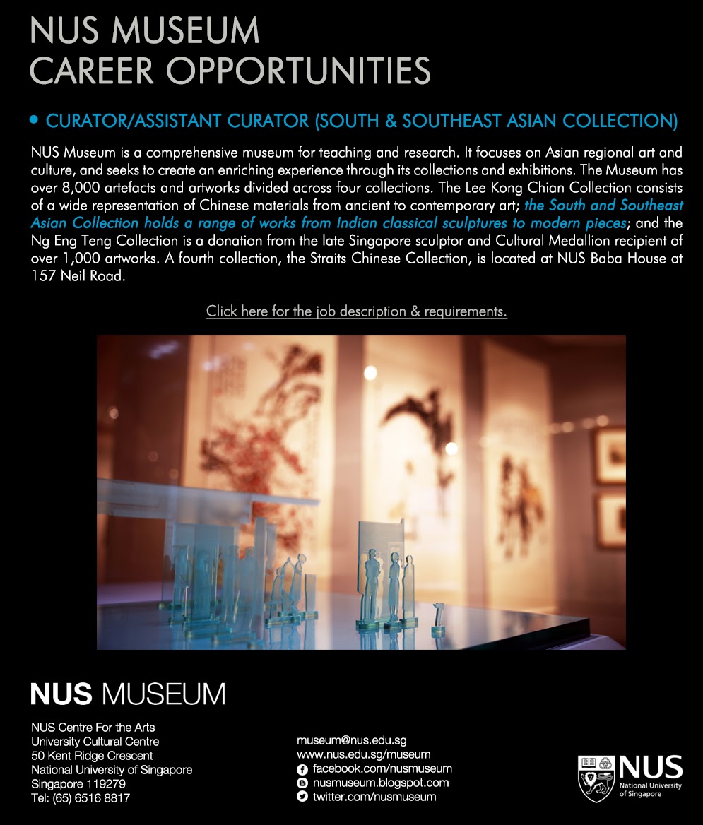 Job Vacancy Curator/Assistant Curator (South & Southeast Asian