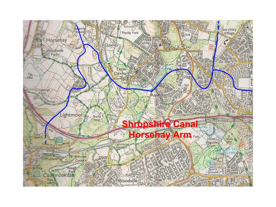 Captain Ahab's Watery Tales Shropshire Canal Horsehay Branch north