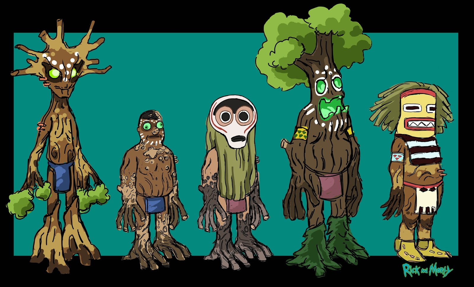rick and morty mega trees rick and morty mega trees