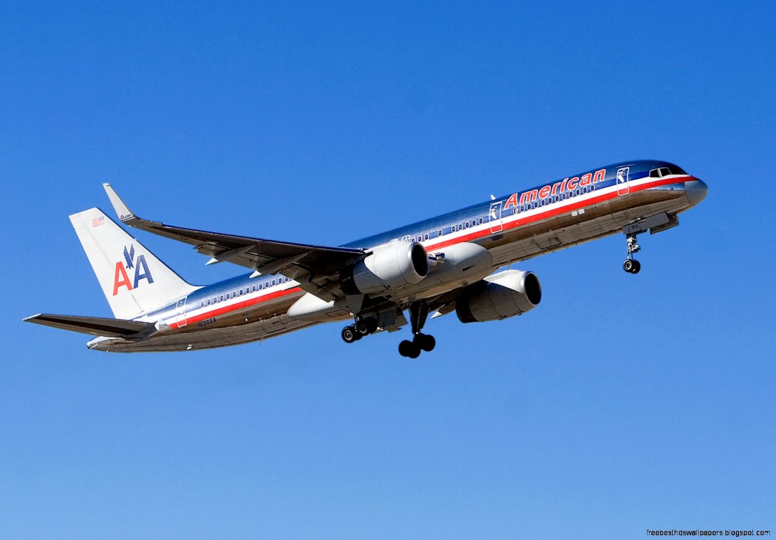 Airplane American Airline Flight Airplane American Airline Flight