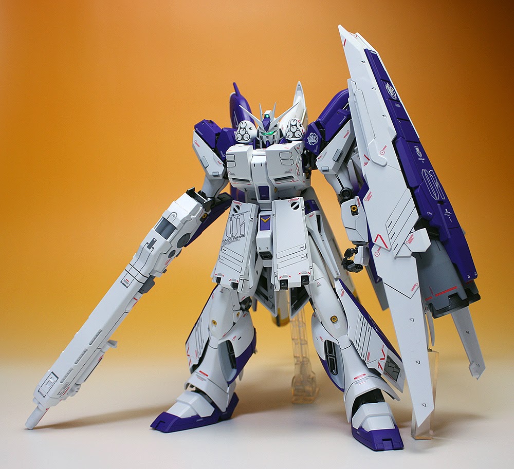 MG 1/100 nu Gundam ver. Ka painted build - Gundam Kits 