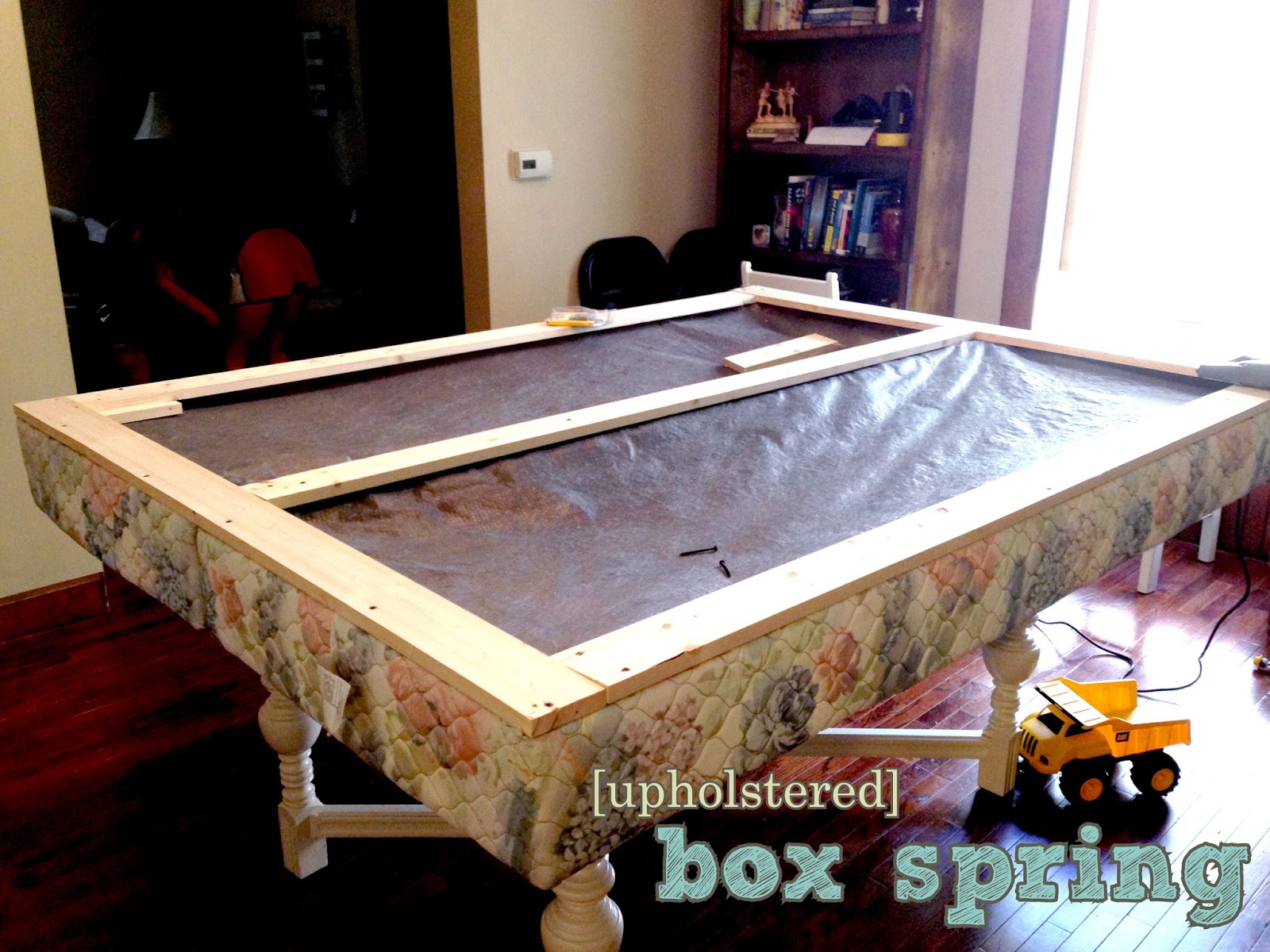 the copper coconut Easy Upholstered Box Spring