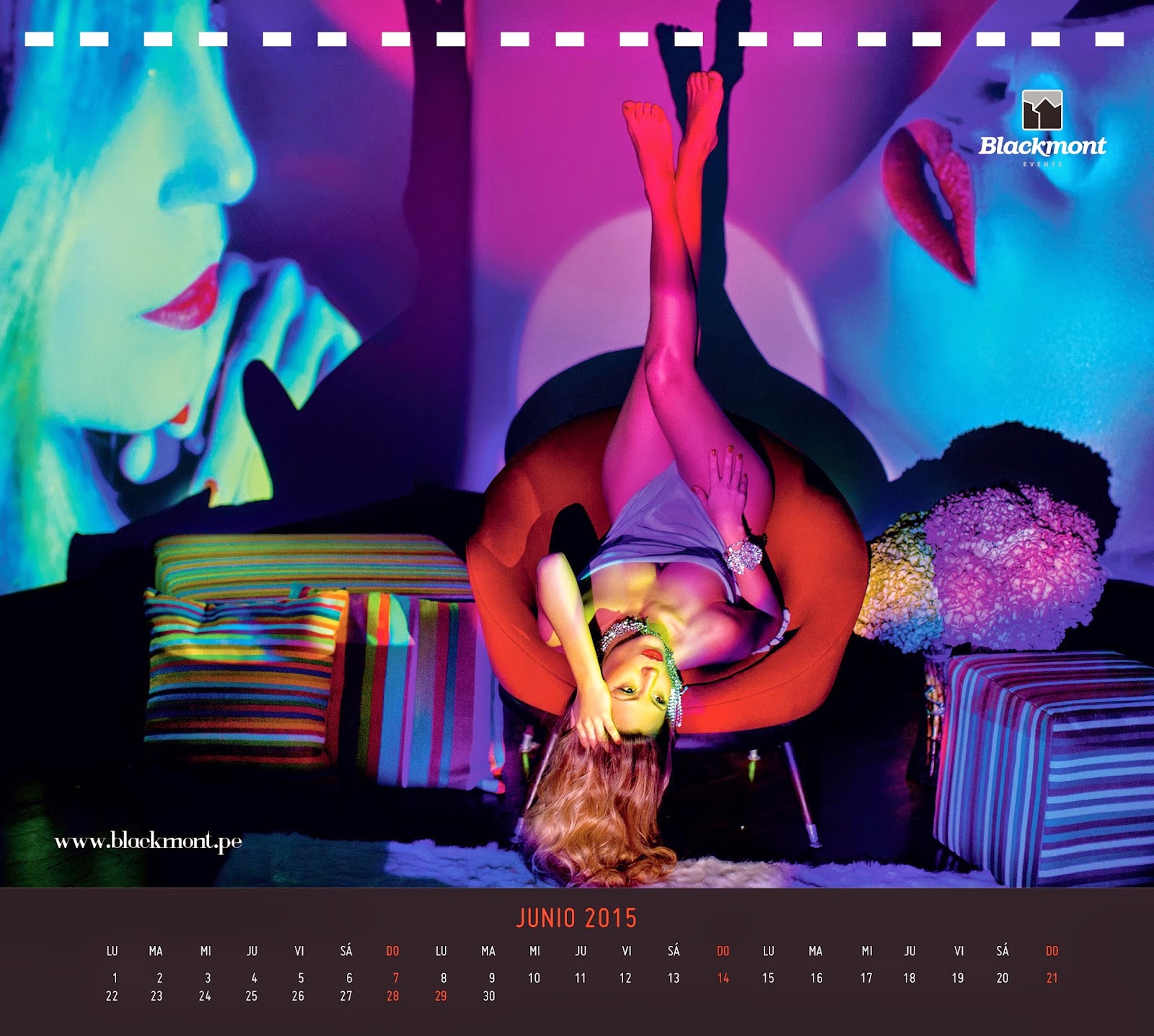 Calendario Fashion Color BlackMont 2015