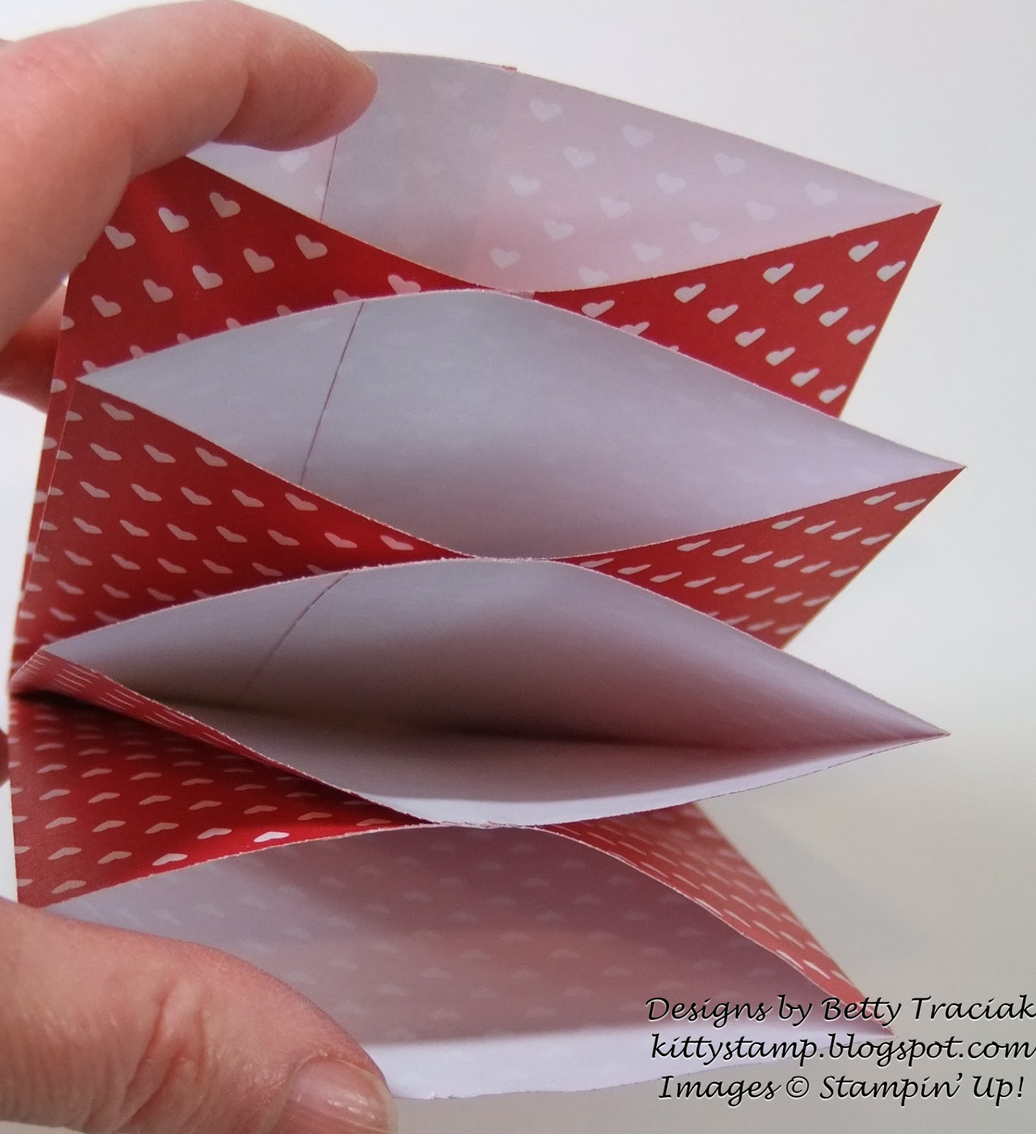 Kitty Stamp Sweetheart Treat Accordion Folder Tutorial