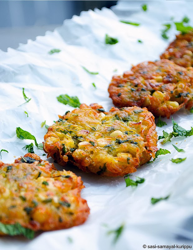 SASI'S KITCHEN Potato & Corn Fritters