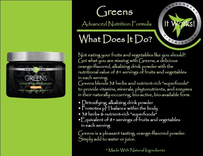 it works pam wraps pamwraps com it works greens ingredients and it works greens acne