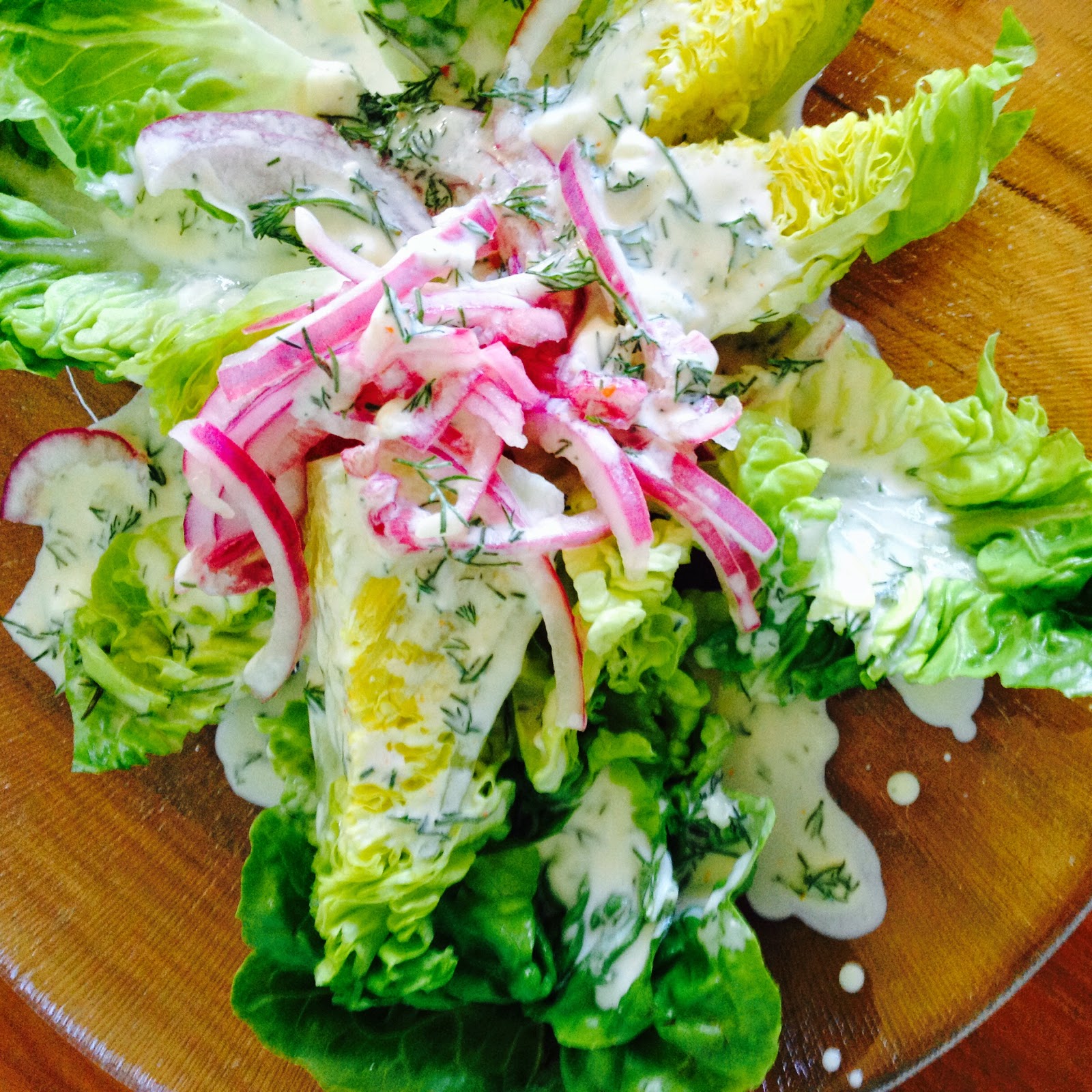 Iceberg Lettuce With Spicy Buttermilk Dressing Photo/Recipe: Lucy Corry/The Kitchenmaid