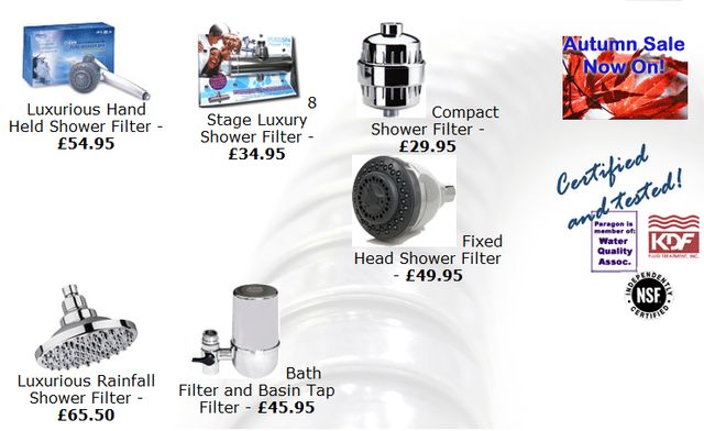 water Filters For Showers
