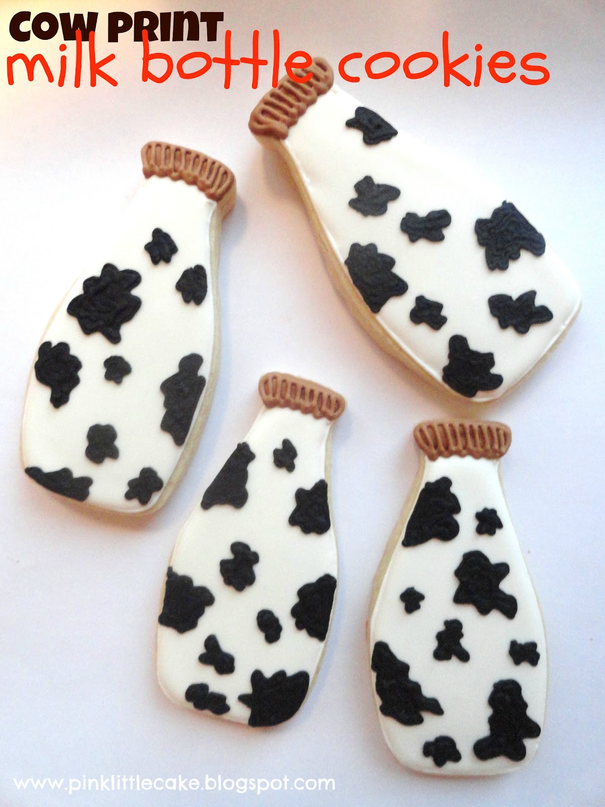 Pink Little Cake Milk Bottle Cow Print CookiesGIVEAWAY and BlogHer2012