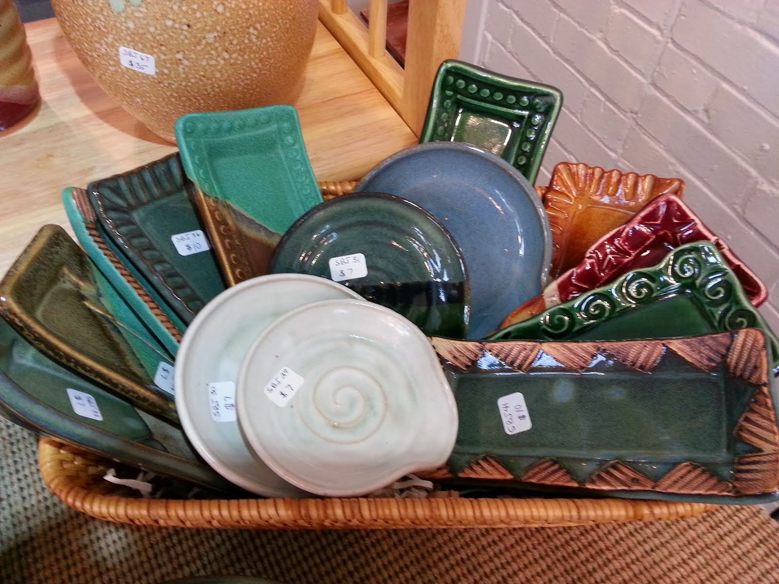 Susan Jones Pottery Booth Set Up