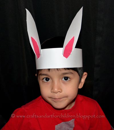 Craft Ideasyear  on Letter Rr Is For Rabbit Ears Headband  Easter Bunny Craft