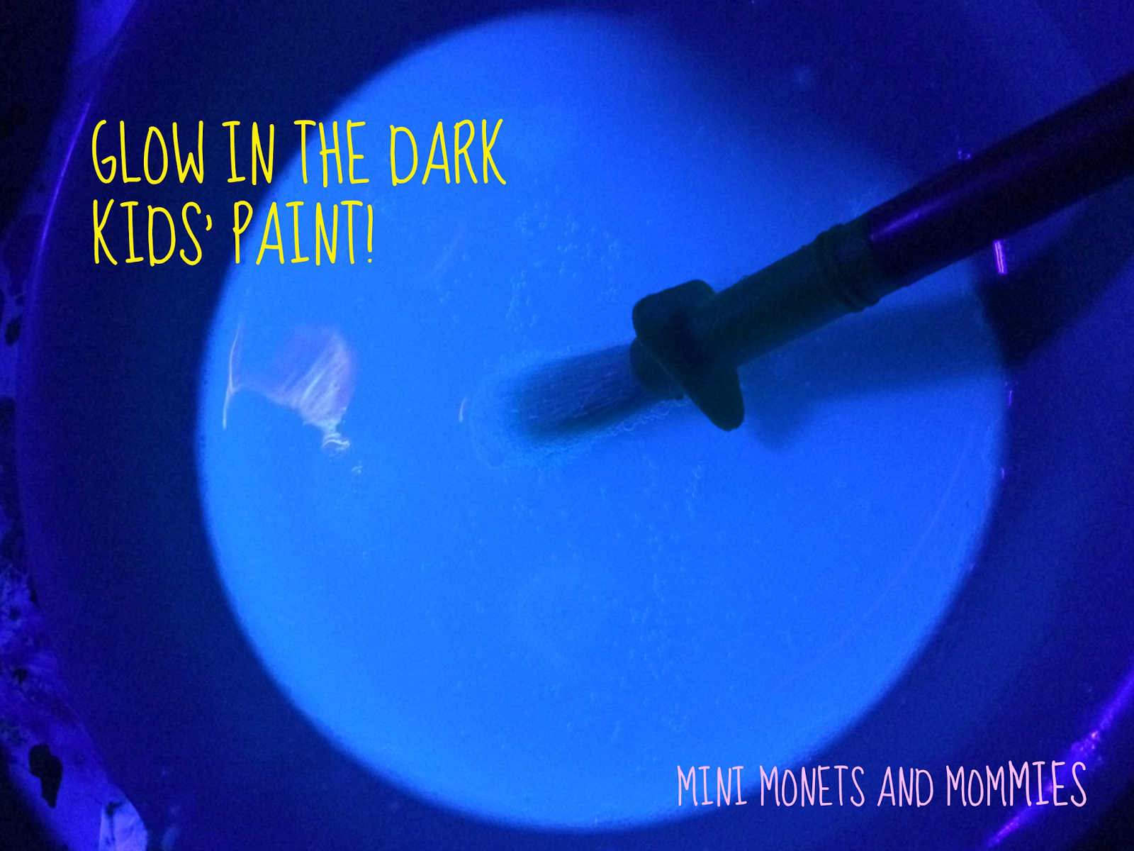 How to Paint Black Light Glow 