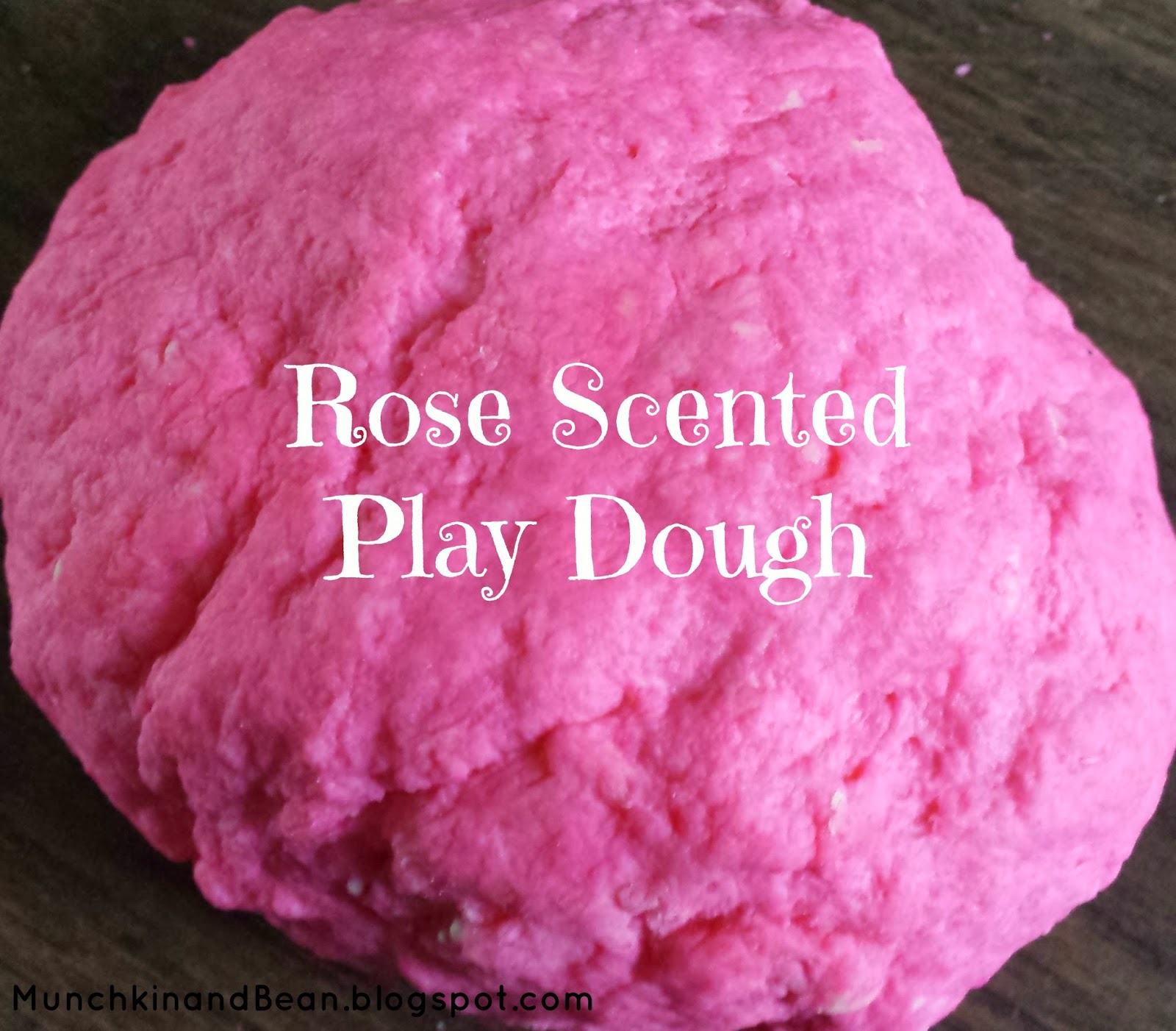Munchkin and Bean Rose Scented Play Dough
