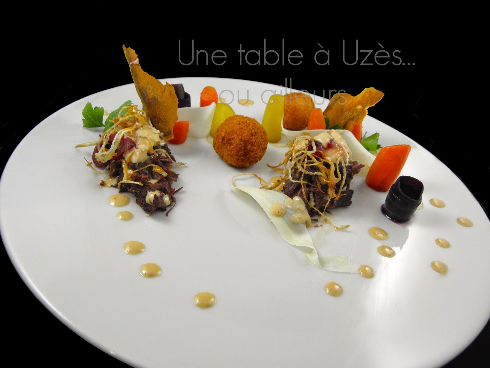 Joue De Boeuf En Pot Au Feu Anguille Fumee Emulsion De Foie Gras