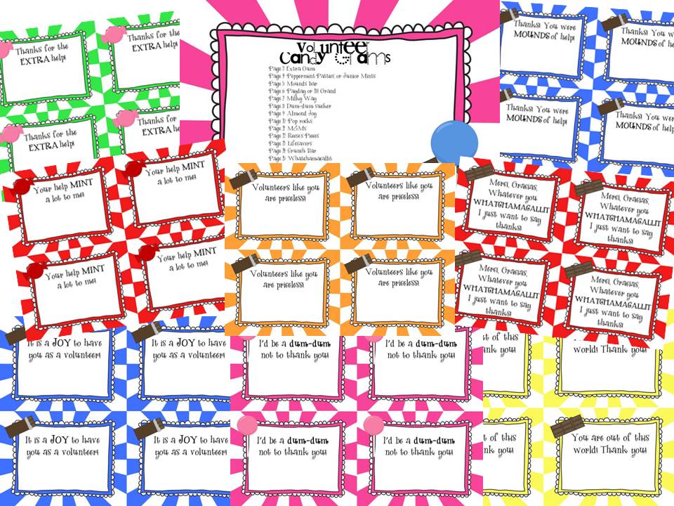 Diary of a Not So Wimpy Teacher: Volunteer Appreciation ... Diary of a Not So Wimpy Teacher: Volunteer Appreciation ...