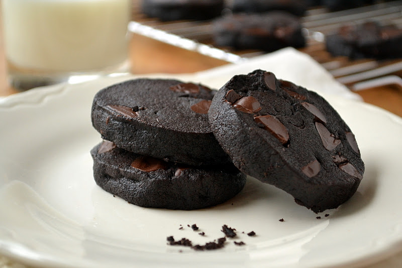Double Dark Chocolate Shortbread Cookies The View from Great Island