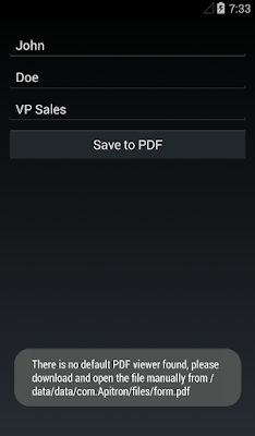 Pic. 3 Create PDF form using Xamarin.Forms (Android UI) Pic. 3 Create PDF form using Xamarin.Forms (Android UI)