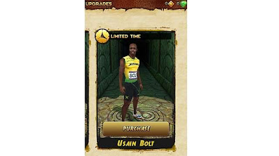 Run like Usain Bolt with Bolt Powerup with the special edition of Temple Run 2 for $0.99 (Rs.55) for iOS devices