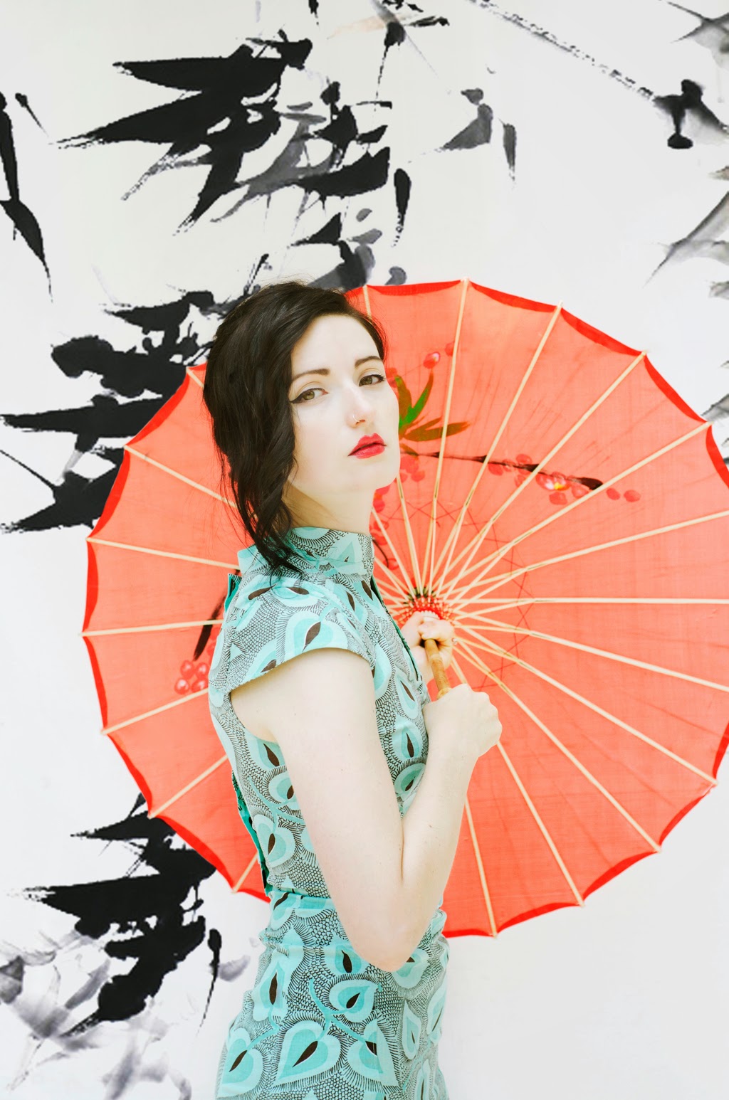 Esther from the Sticks Summer Sewing Oriental Inspired Dress