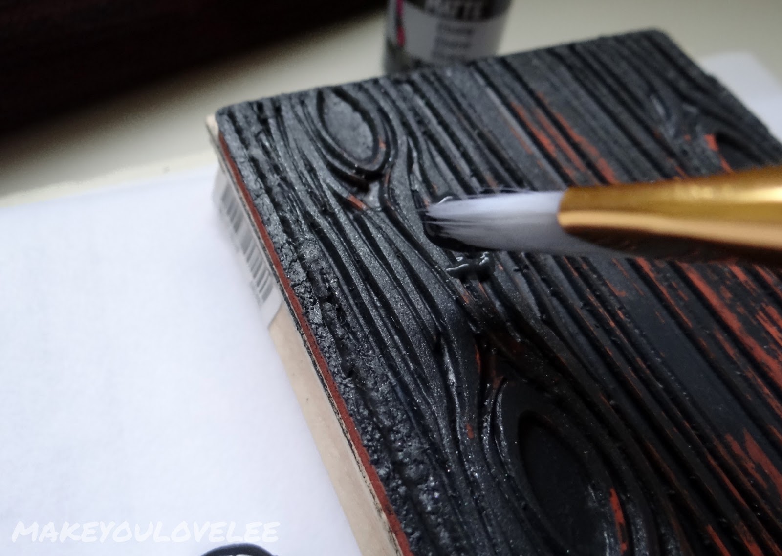 Make You Love Lee DIY Wood Grain Print