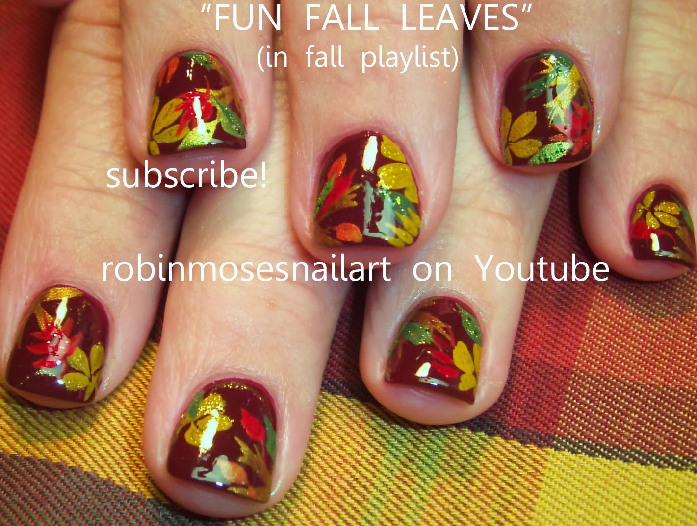 Robin Moses Nail Art "Fall Nail Art" "elegant fall nails" "cute fall nails" "fall nails" unique