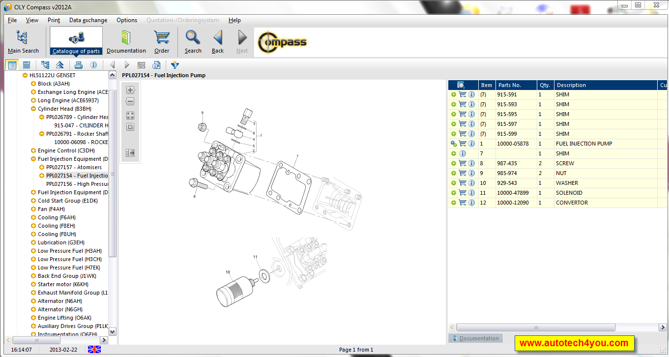 Olympian Parts Catalog 2012 A Service & Spare Parts Catalog