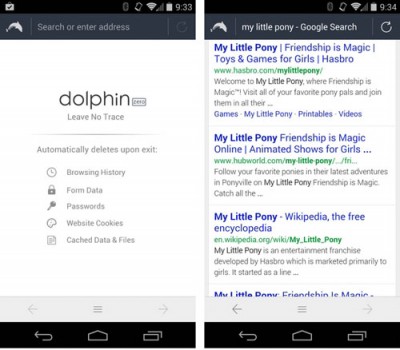 Dolphin Zero, Browser Android Tanpa Meninggalkan Jejak