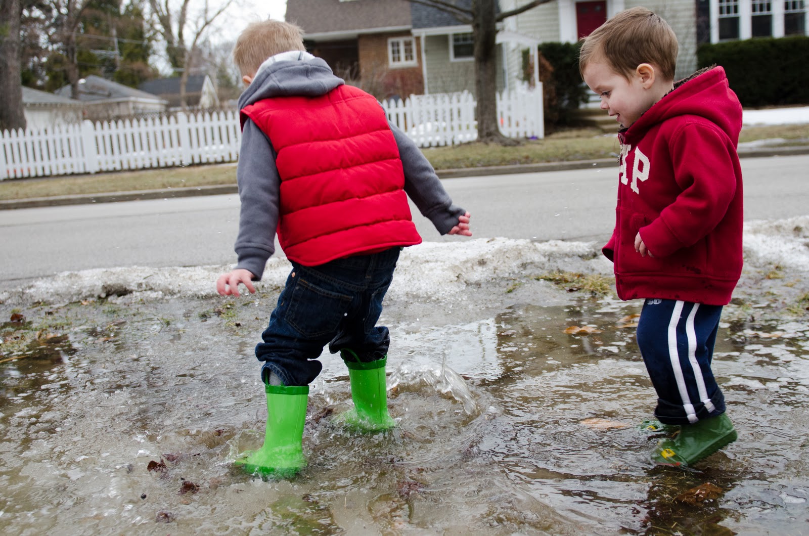 Life with a trio of boys Puddle Jumpers