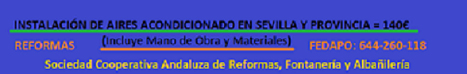 INSTALACIÓN DE AIRES ACONDICIONADO=140€