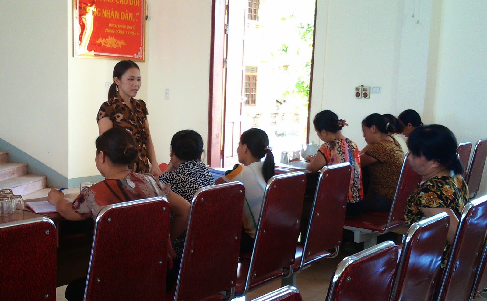 Công tác Dân số - KHHGĐ tháng 6 năm 2014 của xã Hưng Thông