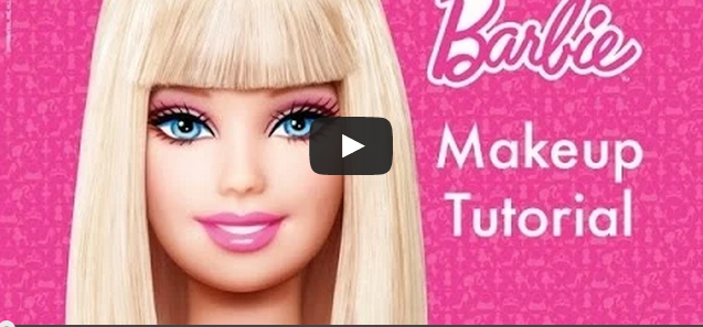 barbie doll makeup kids