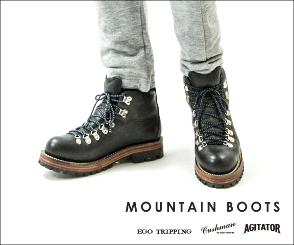 GARROT TOKYO EGO TRIPPING MOUNTAIN BOOTS & RUBBER SOLD CHUKKER BOOTS 再