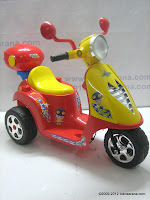 3 Junior TR0903 Skupi Battery-powered Toy Motorcycle in Red 3