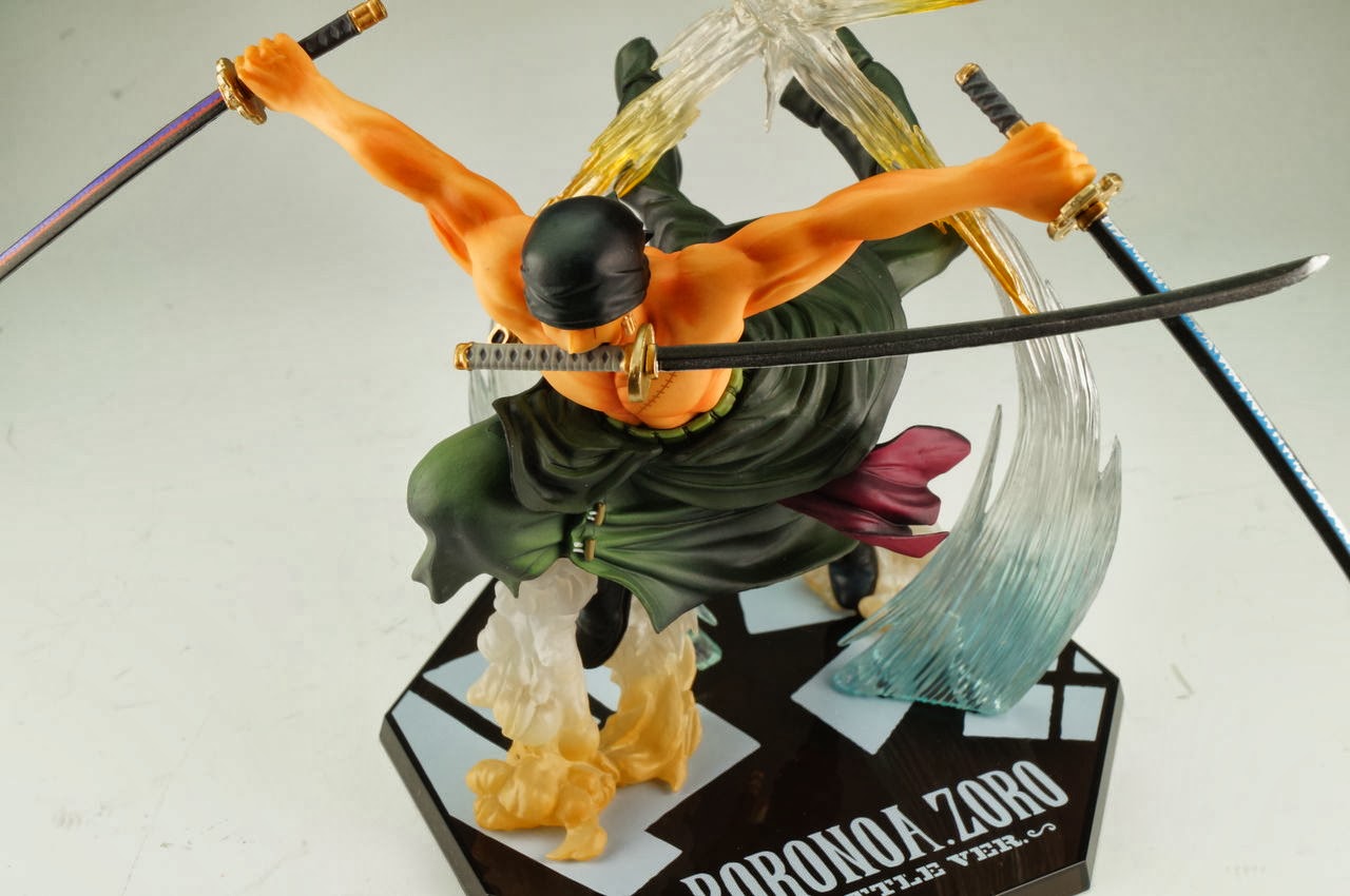 Bandai One Piece Figuarts ZERO Roronoa Zoro Battle Ver. Rengoku Onigiri  Figure