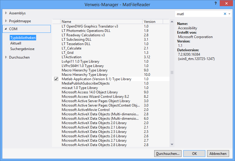 How I fixed it Matlab Application Type Library MLApp COMObject not