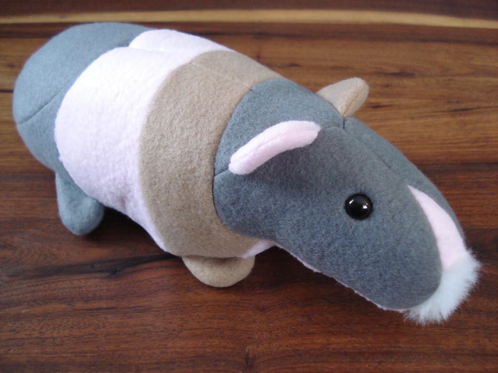 Fleece Menagerie Skinny Guinea Pig Tricolored (SOLD)