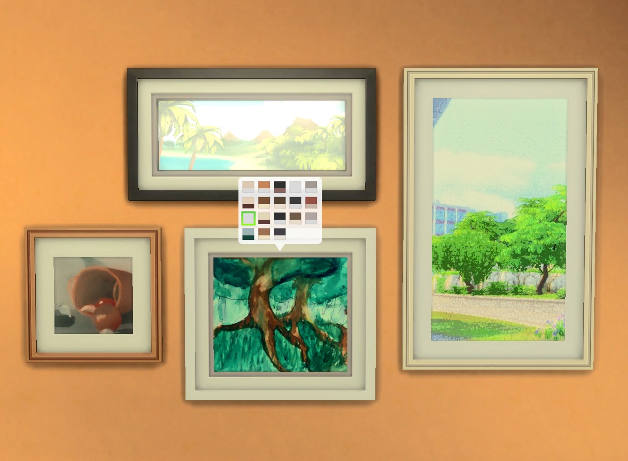 My Sims 4 Blog Painting Frames by Plasticbox